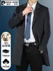 Casaco Masculino Pierre Cardin Lassel de Cashmere Médio Longo Outono Inverno Novo Casaco de Lã Espessado Casaco