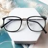 Gafas de estilo coreano, modernas, retro, para negocios, con protección contra la luz azul, TR90, estilo maduro, con montura para miopía