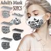 Suministro Transfronterizo de Mascarillas Desechables para Adultos Exquisito Encaje Estampado Mascarillas de Encaje Mariposa Anti-Olor Protectoras Delgadas