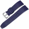 Pulseira de Borracha de Flúor TPU para Relógio Adequada para Water Ghost Garmin Omega Seamaster Plus Huawei Samsung Smart Watch Pulseira de Liberação Rápida