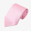 Corbata de Grupo de Satén de 8 cm Corbata para Hombre de Color Sólido Azul Corbata para Boda Negocios Padrino de Boda Monocromática Corbata Negra