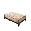 Mantel floral retro americano, impermeable, a prueba de aceite, resistente al calor, lavable, estilo pastoral, uso doméstico, resistente a la suciedad, mantel rectangular para comedor
