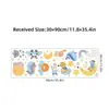 Nuvens Estrelas Lua Animais Fofos Adesivos de Parede Autoadesivos Adesivos Decorativos para Quarto de Criança Quarto BR0925F