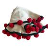 Manta de Bouquet de Rosas Terminada Lista para Usar Manta para Siesta en la Oficina Manta de Lana Tejida a Mano Manta de Flores de Lirio del Valle Regalo