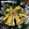 Decoración para Pastel Árbol de los Deseos de Navidad 2025 Adornos Estrella de Cinco Puntas Vela Lazo Accesorios de Decoración para Hornear Enchufe