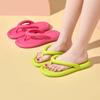Chanclas de Nuevo Estilo para Mujer Verano Exterior Moda Sandalias Planas de Playa EVA Pantuflas Cross-Border