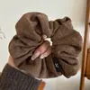 Outono e Inverno Básico Simples Macio Doce Scrunchie Elástico de Cabelo Feminino Acessório de Cabelo Flor de Cabelo Corda de Cabelo Acessório de Cabeça