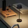 Lámpara de Mesa Solar LED para Exteriores 3000K Interruptor Táctil Lámpara de Mesa de Carga 2 en 1 Lámpara de Mesa con Batería Inalámbrica Recargable Regulable IP44 para Acampada Jardín Balcón Terraza [Clase Energética F]