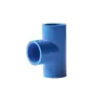 Accesorios de Tubería Azules de PVC Conectores de Entrada y Salida para Tanque de Agua Codo Curva Recta Unión de Tres Vías Válvula de Bola Pegamento Tubería de Pato