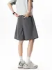 Pantalones Cortos Deportivos Casuales de Estilo Americano de Secado Rápido para Hombre, Pantalones Finos de Verano de Cinco Puntos de Longitud Media, Pantalones Juveniles de Moda de Corte Holgado de Media Longitud