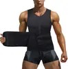 Chaleco con Cremallera de Neopreno Personalizado Transfronterizo Moldeador Corporal Superior Soporte Ajustado para el Busto Moldeador Corporal Grueso Control Abdominal Cinturilla