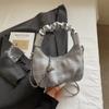 Comércio Exterior Outono e Inverno Retrô Maillard Bolsa Pequena Feminina 2025 Nova Versátil Bolsa Transversal com Corrente Bolsa Tote Pequena Exquisita