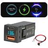 Carregador de Carro com Carregamento Rápido é Adequado para Toyota Toyota Interface USB Modificada 12V com Carregador de Carro Adicional de 23X23mm