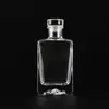 Botella pequeña de licor con tapa, Botella de licor de vidrio, Empaque con etiqueta de licor extranjero de 100 ml, Botella de licor vacía transparente al por mayor, Capacidad pequeña