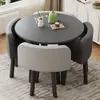 Mesa de conferencias de mármol, conjunto de mesa y sillas de recepción y negociación de recepción, combinación de mesa y sillas para área de descanso de oficina