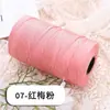 Fio de fita plana de algodão-linho mercerizado, fio oco, fio para bolsa de tecelagem artesanal, fio para chapéu de verão, fio para almofada, fio para sandália atacado