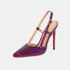 Nuevos zapatos de tacón de aguja de corte bajo en color nude puro para mujer, versátiles y sencillos, con diseño transpirable, disponibles para dropshipping transfronterizo