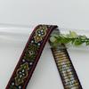 Tiras Laterais de Fita Jacquard de Estilo Étnico de 1-2cm, Tiras para Sapatos e Chapéus, Tiras Decorativas em Forma de Flor e Peixe por Atacado