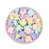 Accesorios de resina para bricolaje, divertidos Tetris, funda para teléfono móvil, material de color, rompecabezas de bloques de construcción, material hecho a mano