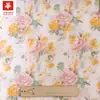 Algodão estampado dos anos 60, fresco, pastoral, flores pequenas, camisa vestido feminino infantil, tecido artesanal