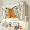 Mosquitero Especial para Dormitorio de Estudiantes Cortina de Cama con Sombreado Fuerte Cama Litera Individual Integrada Cobertura Total No Requiere Instalación Modelo Nuevo 2026