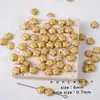 Cuentas Pequeñas de Estrella de Vidrio Checo para Pulsera, Collar, Pendientes DIY Colección de Estilo de Cuentas Importadas Retro Hechas a Mano