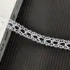 Encaje con cinta calada, accesorios para prendas, encaje al por mayor en stock para atar flores, accesorios para el cabello de poliéster hechos a mano para DIY