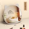 Espejo Espejo de Maquillaje Dormitorio de Estudiantes de Escritorio Espejo Pequeño de Madera Espejo de Vestidor de Dormitorio HD Portátil