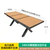 Cadeira de Rede de Corda para Exterior Plástico Madeira Liga de Alumínio Varanda de Lazer Pátio Cadeira de Rattan Mesa de Café à Prova d'Água e de Sol Mesa e Cadeira Únicas