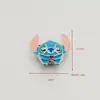Panjia 2025 Nuevo Goteo de Aceite Dibujos Animados Oreja Rosa Puntada Azul Pulsera con Cuentas Accesorios de Joyería DIY