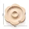 Bandeja de madera para pulseras de cristal, Bandeja de exhibición para cuentas, Bandeja de diseño de madera maciza, Materiales DIY hechos a mano para manualidades con cuentas