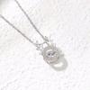 Chao Red de Chao plata S925 ciervo tiene tu corazón latiendo collar femenino cadena de clavícula de plata de ley collar inteligente fabricantes suministro