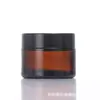 Frasco de Vidrio Marrón para Crema 5g 10g 50g Frasco para Crema Facial Frasco para Crema de Ojos Frasco Dispensador Cosmético Frasco de Vidrio Frasco para Pomada