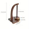 Estante Giratorio de Madera para Bobinas en Stock para Escritorio del Hogar Estante Magnético de Hilo para Tejer a Mano Giratorio de Bobina de Hilo de Madera
