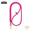 Cordão Original para Celular Longo 8mm Mosquetão de Montanhismo Transversal Ajustável Outdoor Elegante Dourado Escalada Corda Trançada
