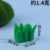 Césped Artificial Estereoscópico Paisaje Musgo Decoración Micro Paisaje Planta Suculenta en Maceta Adornos de Resina Accesorios DIY Manualidades