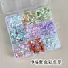 Caja de Cuentas de Vidrio Xiaomi de Colores Creativos Transfronteriza de 24 Compartimentos, Cuentas Sueltas para Cadena de Teléfono, Pulsera, Joyería DIY, Materiales para Cuentas