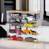 Armário de exposição de armazenamento de carro modelo de carro de brinquedo feito à mão Loja Hot Wheels Domica suporte de exibição de acrílico para armazenamento
