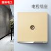 Electricista Internacional 86 Gris Panel de Enchufe con Interruptor 16a Doméstico Uno Abierto Cinco Orificios con USB Poroso Doble Control Oculto