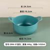 Celebridad de internet olla picante especial cuenco nórdico creativo simple comercial cuenco para fideos de arroz cuenco de sopa con dos asas vajilla de melamina imitación porcelana