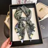 Lenço de Seda Fashion Estampado Estilo Étnico Retrô, Xale de Alta Qualidade, Lenço de Pescoço com Proteção Solar, Lenço Quadrado Pequeno, Lenço de Cabeça, Lenço Feminino