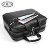 Jiameda bolso de cuero para hombre de negocios maletín cuero napa textura cómoda cuero bolso para hombre en stock al por mayor