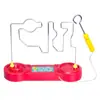 Juguete de laberinto eléctrico táctil para niños entrenamiento de concentración para mantener el equilibrio juego de laberinto de impacto de línea de fuego una generación de pelo