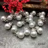 Moda Hebilla de Perla Artificial Cosida a Mano Colgante de Cristal Tirador de Cremallera Campana Ropa Bolsas Zapatos Accesorios DIY Metabo