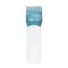 Set de Botellas de Aceite de Belleza Botella para Cuidado del Cabello Botella de Champú para el Hogar Cepillo Masajeador Peine Masajeador Botella de Champú de Segunda Generación para el Cabello
