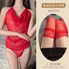 Roupa íntima sexual Pure Desire to Temptation Bed Passion Free Strap Barriga terno Transparente Malha Paquera Uniforme Pijama