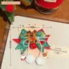 Pasador Decorativo Lindo Navideño Accesorios para el Cabello Femenino Versátil Pinza para Flequillo de Lazo Pinza Lateral Diadema Creativa para Niños
