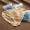 Roupa Íntima de Cintura Baixa Transfronteiriça para Mulheres, Roupa Íntima Respirável de Algodão Puro que Cobre o Bumbum, Roupa Íntima Feminina e Fofa para Estudantes, Algodão Puro de Verão para Mulheres