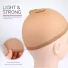 Touca de Cabelo Rede para Cabelo Rede Fixa para Cabelo Cobertura Cos Cobertura de Cabelo Headgear com Alta Elasticidade nas Duas Pontas, Rede de Cabelo Invisível