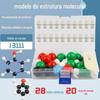 Modelo de estrutura molecular química J3111 matéria orgânica matéria inorgânica modelo de escala de junção inicial Ensino médio modelo de esferas e hastes